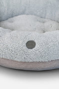 Load image into Gallery viewer, Chester & Lee | Furry Gray Donut Dog Bed - image 5