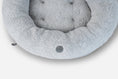 Load image into Gallery viewer, Pet Beds Premium Chester & Lee | Furry Gray Donut Dog Bed