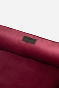Load image into Gallery viewer, Bolster Beds Premium Chester & Lee | Vibrant Velvet Sleeper Dog Bed Wine