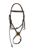 Load image into Gallery viewer, Huntley Equestrian Sedgwick Leather Padded Monocrown Figure 8 Bridle