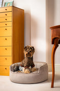 Load image into Gallery viewer, The Yin & Yang Luxury Pet Bed in Dark Brown