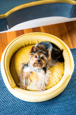 The Yin & Yang Luxury Pet Bed in Blue