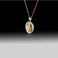 Load image into Gallery viewer, Dog Meets Butterfly Necklace- 925 Sterling Silver 18k Gold Plated