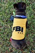 Load image into Gallery viewer, Parisian Pet 'FBI' Funny Slogan Dog Shirt – Trendy Yellow Pet Apparel for Dogs & Cats