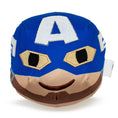 Load image into Gallery viewer, Dog Toy Ballistic Squeaker - Captain America Smiling Face Round Blue