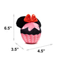 Load image into Gallery viewer, Dog Toy Squeaker Plush - Minnie Mouse Cupcake with Ears and Bow