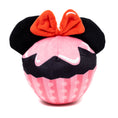Load image into Gallery viewer, Dog Toy Squeaker Plush - Minnie Mouse Cupcake with Ears and Bow