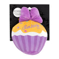 Load image into Gallery viewer, Dog Toy Squeaker Plush - Daisy Duck Script Cupcake with Pink Bow