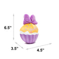 Load image into Gallery viewer, Dog Toy Squeaker Plush - Daisy Duck Script Cupcake with Pink Bow
