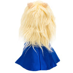 Dog Toy Squeaker Plush - The Muppets Miss Piggy Blue Gown Full Body Pose