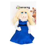 Dog Toy Squeaker Plush - The Muppets Miss Piggy Blue Gown Full Body Pose