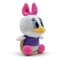 Load image into Gallery viewer, Dog Toy Squeaker Plush with Rope - Disney Daisy Duck Chibi Sitting Pose
