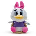 Load image into Gallery viewer, Dog Toy Squeaker Plush with Rope - Disney Daisy Duck Chibi Sitting Pose