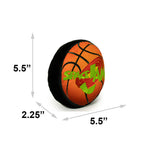 Dog Toy Squeaker Plush - Space Jam Basketball Logo