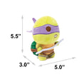Load image into Gallery viewer, Dog Toy Squeaker Plush - Teenage Mutant Ninja Turtles Donatello Full Body Staff Pose Purple