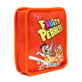 Load image into Gallery viewer, Dog Toy Squeaker Plush - Fruity Pebbles Fred Flintstone and Barney Rubble Cereal Box Replica Red