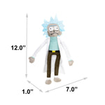 Dog Toy Squeaker Plush - Rick and Morty Standing Rick Full Body Pose