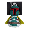 Load image into Gallery viewer, Dog Toy Squeaker Plush - Star Wars Boba Fett Big Head Pose