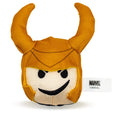 Load image into Gallery viewer, Dog Toy Squeaker Plush - Loki Smirking Face Round