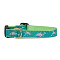 Load image into Gallery viewer, Up Country Dolphin Cast Brass Dog Collar