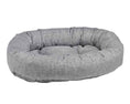 Load image into Gallery viewer, Bowsers Signature Solids Calming Donut Dog Bed in allumina