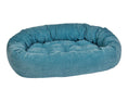 Load image into Gallery viewer, Bowsers Vintage Washed Calming Donut Dog Bed in aquarius