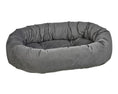 Load image into Gallery viewer, Bowsers Signature Solids Calming Donut Dog Bed in allumina