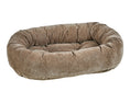 Load image into Gallery viewer, Bowsers Vintage Washed Calming Donut Dog Bed in aquarius