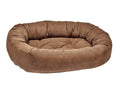 Load image into Gallery viewer, Bowsers Vintage Washed Calming Donut Dog Bed in bark