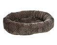 Load image into Gallery viewer, Bowsers Vintage Washed Calming Donut Dog Bed in bark