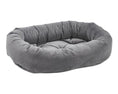 Load image into Gallery viewer, Bowsers Signature Solids Calming Donut Dog Bed in ash