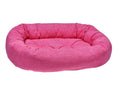 Load image into Gallery viewer, Bowsers Vintage Washed Calming Donut Dog Bed in bark