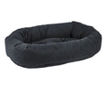 Load image into Gallery viewer, Bowsers Signature Solids Calming Donut Dog Bed in ash