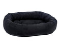 Load image into Gallery viewer, Bowsers Vintage Washed Calming Donut Dog Bed in bark