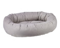 Load image into Gallery viewer, Bowsers Signature Solids Calming Donut Dog Bed in cherry-bones