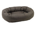 Load image into Gallery viewer, Bowsers Signature Solids Calming Donut Dog Bed in cherry-bones