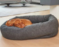 Load image into Gallery viewer, Bowsers Luxury Calming Donut Dog Bed in azure
