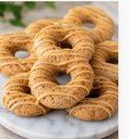 Load image into Gallery viewer, Organic Apple Peanut Butter Dog Donuts Dog Treats