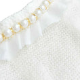 Load image into Gallery viewer, Hello Doggie Dream Pearls Dog Sweater Ivory Faux Fur Cotton Handmade Dog Sweaters