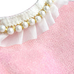 Dream Pearls Dog Sweater Pink