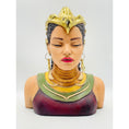 Load image into Gallery viewer, Dryope Sculpture - Gold Chrome Helmet - gold chrome helmet dryope sculpture, luxury sculpture, product image 2