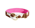 Load image into Gallery viewer, Bowsers Designer Slip Dog Collar in durango-caramel