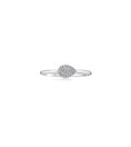 Load image into Gallery viewer, OLIVE & CHAIN Diamond Pear Ring - White Gold, 5.0