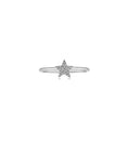 Load image into Gallery viewer, OLIVE & CHAIN Diamond Star Ring - Yellow Gold, 5.5