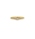 Load image into Gallery viewer, OLIVE & CHAIN Diamond Eye Ring - Yellow Gold, 5.0