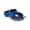 Load image into Gallery viewer, Stunning Multi-Blue Tone Snake Classic Collar & Leash Set