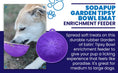 Load image into Gallery viewer, Garden of Eatin' Tipsy Bowl - Wobble Lick Mat for Dogs & Cats | USA Made