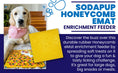 Load image into Gallery viewer, Honeycomb eMat - Enrichment Lick Mat for Dogs and Cats | eMat Enrichment Toy for Anxiety Relief | SodaPup