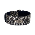 Load image into Gallery viewer, Black & White Classic Snake Collar