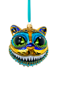 Load image into Gallery viewer, Egyptian Cheshire Cat Glass Ornament - Southlake Paws
